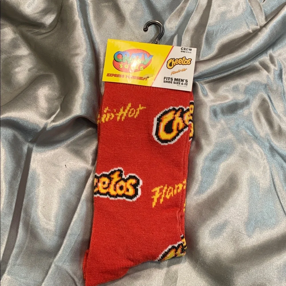 🌹UNISEX FUN SOCKS • CHEETOS Flamin' Hot • ANGRY BIRDS • BOB ROSS • NWT
